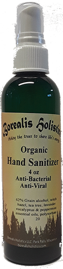 4 oz Organic Hand Sanitizer